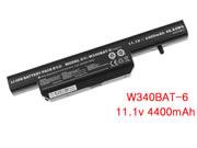 CLEVO 6-87-W345S-4W42 笔记本电脑电池 Li-ion 11.1V 4400mAh, 48.84Wh 