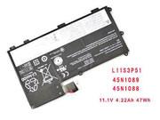 LENOVO 45N1088 笔记本电脑电池 Li-Polymer 11.1V 47Wh, 4.22Ah