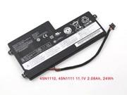 原厂 LENOVO 45N1110 笔记本电脑电池 Li-Polymer 11.1V 2090mAh, 24Wh 