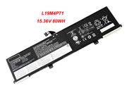 原厂 LENOVO L19M4P71 笔记本电脑电池 Li-Polymer 15.36V 5235mAh, 80Wh 