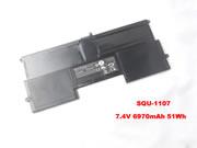 原厂 SIMPLO SQU-1107 笔记本电脑电池 Li-Polymer 7.4V 6970mAh, 51Wh 