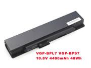 SONY VGP-BPL7 笔记本电脑电池 Li-ion 10.8V 4400mAh, 48Wh 