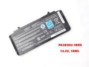 原装TOSHIBA LIBRETTO W105 电池Li-ion 14.4V 1180mAh, 18Wh 