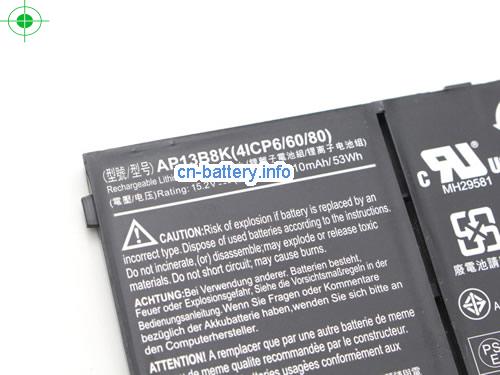  image 4 for  New 原厂 Ap13b8k 电池  Acer Aspire M5-583 V5-573 笔记本电脑 53wh  laptop battery 