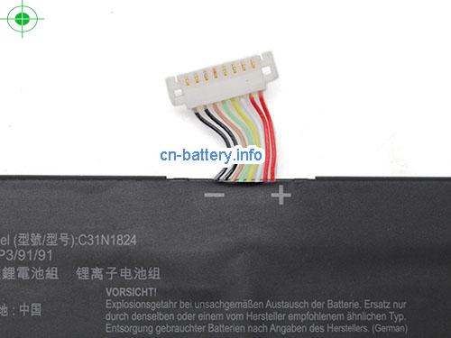  image 5 for  原厂 Asus C31n1824 电池 可充电  Chromebook Flip C434ta  laptop battery 