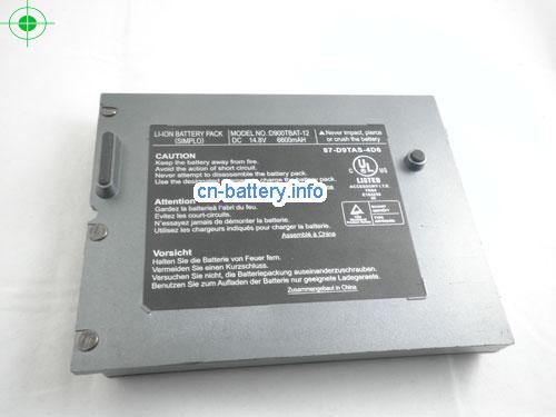  image 5 for  原厂 Clevo D900tbat-12 87-d9tas-4d6 Portanote D900 D900k 电池 6600mah 12-cell Grey  laptop battery 