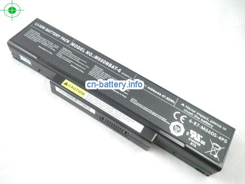  image 1 for  Clevo M660nbat-6 6-87-m660s-4p4 6-87-m74js-4w4 M660 M661 M665 系列 电池  laptop battery 