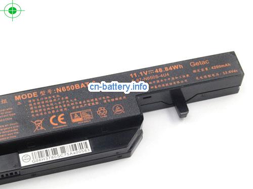  image 4 for  Clevo 原厂 N650bat-6 电池 N650bat6 6-87-n650s-4uf1 48.84wh  laptop battery 