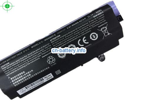  image 2 for  原厂 Clevo W940bat-6 电池 6-87-w940s-4273-p 11.1v 62wh  laptop battery 