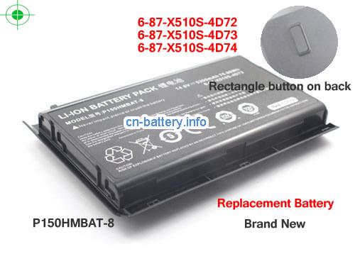  image 1 for   5200mAh高质量笔记本电脑电池 Kunshan P150E,  laptop battery 