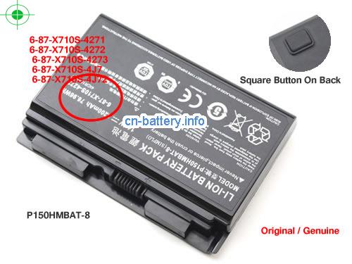  image 1 for   5200mAh, 76.96Wh 高质量笔记本电脑电池 Metabox Pro P170SM-A,  laptop battery 