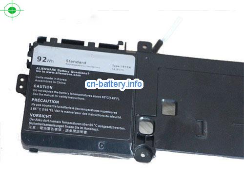  image 2 for  原厂 191yn 2f3w1 02f3w1 电池 Pack  Dell 92wh  laptop battery 