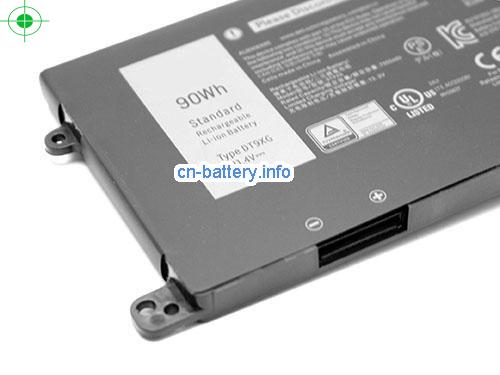  image 5 for  原厂 Dt9xg 电池 Dell 07pwxv Li-polymer 11.4v 90wh  Alwa51m  laptop battery 