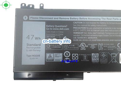  image 2 for  Dell Nggx5 Rdrh9 0rdrh9 笔记本电池 47wh 11.4v  laptop battery 