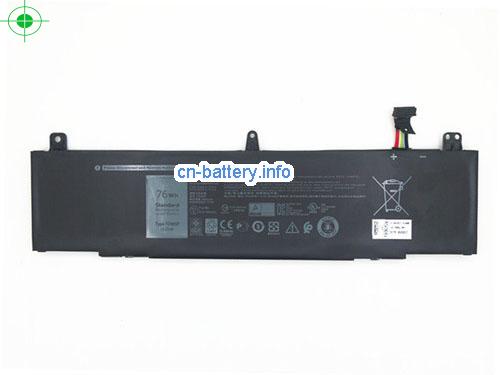  image 1 for  Li-ion Tdw5p 0v9xd7 电池 Pack  Dell  Alienware 13 系列 笔记本电脑 76wh 15.2v  laptop battery 