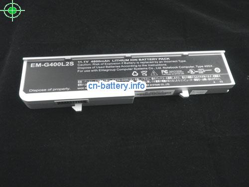  image 5 for  Ecs Em-g400l2s Em-400l2s Em400l2s 400x W62 W62g G400 系列 电池 6-cell Sliver  laptop battery 