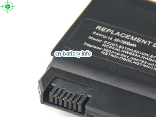  image 2 for  Hp Compaq Business 笔记本 Nw820 Nc8230 Oem 电池 395794-002  laptop battery 