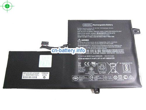  image 1 for  45wh 原厂 As03xl 电池  Hp Hstnn-ib7w 918340-1c1   laptop battery 