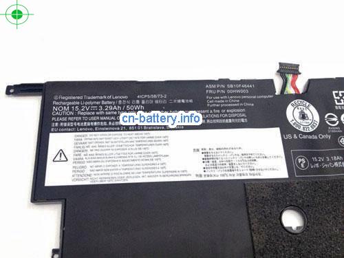  image 2 for  THINKPAD X1 CARBON(20A8-8Z05TUS) laptop battery 