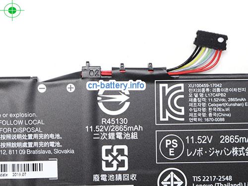  image 5 for  L17c4pb2 电池 Li-polymer Lenovo 3icp4/41/110 34wh 11.52v  laptop battery 