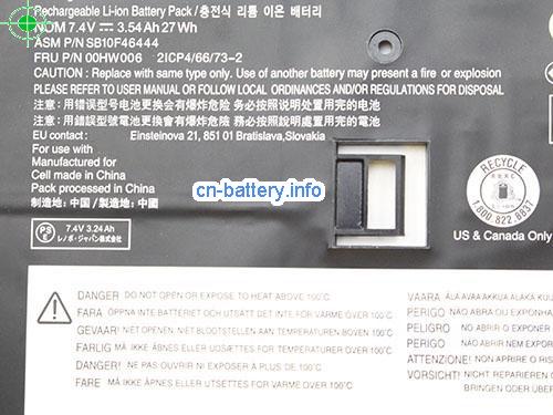  image 2 for  原厂 Lenovo Sb10f46444 电池 00hw006  Helix 2 笔记本电脑 Li-polymer  laptop battery 