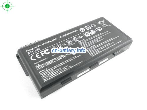 image 1 for   4400mAh, 49Wh 高质量笔记本电脑电池 Celxpert BTY-L74, 91NMS17LD4SU1,  laptop battery 