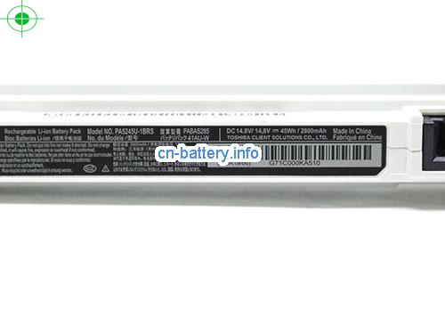  image 5 for  原厂 Toshiba Pa5245u-1brs 电池 Pabas285 Li-ion 14.8v 2800mah  laptop battery 