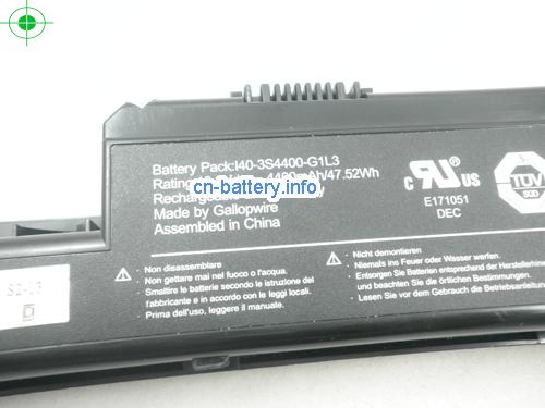  image 5 for  I40-3S4400-G1L3 laptop battery 