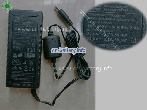 Gve Laptop AC Aapter 22V 2.7A