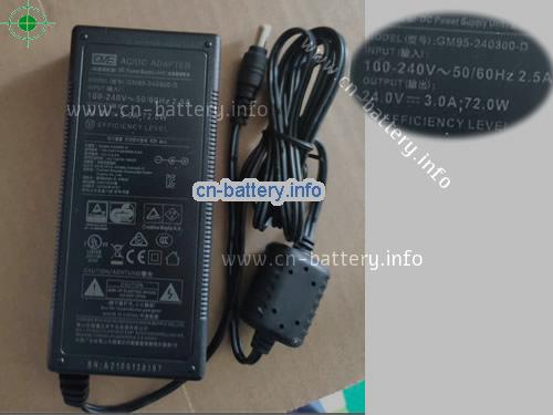 Gve Laptop AC Aapter 24V 3A