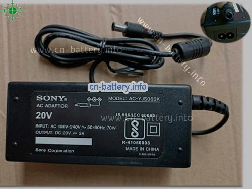 sony AC-YJS060K电源20V 3A 60W