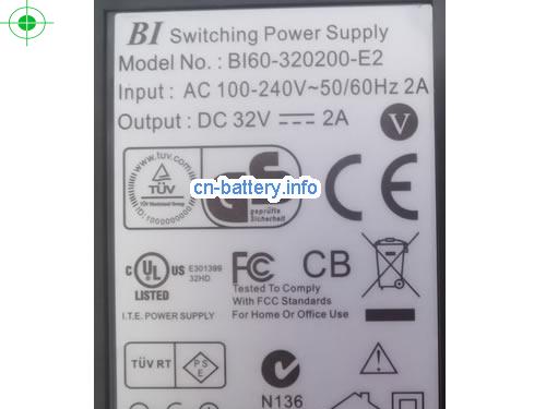  image 3 for  BI 32V 2A笔记本适配器，笔记本电脑充电器在线網購,BI32V2A64W-5.5x2.1mm 