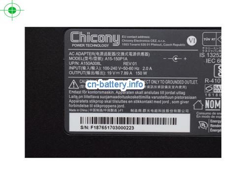  image 2 for  CHICONY 19V 7.89A笔记本适配器，笔记本电脑充电器在线網購,CHICONY19V7.89A150W-7.4x5.0mm 