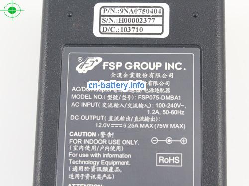  image 4 for  FSP 12V 6.25A笔记本适配器，笔记本电脑充电器在线網購,FSP12V6.25A75W-7.4x5.0mm 