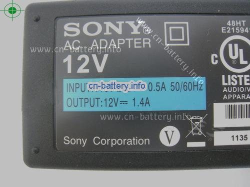  image 2 for  SONY 12V 1.4A笔记本适配器，笔记本电脑充电器在线網購,SONY12V1.4A17W-5.5x3.0mm 