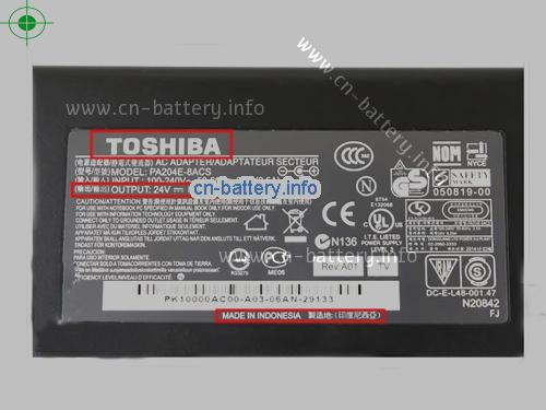  image 2 for  TOSHIBA 24V 8.25A笔记本适配器，笔记本电脑充电器在线網購,TOSHIBA24V8.25A198W-5.5x2.5mm 