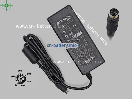  image 1 for  Verbatim 12V 2A笔记本适配器，笔记本电脑充电器在线網購,VERBATIM12V2A24W-6PIN 