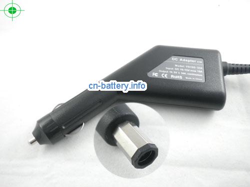 Laptop Car Aapter replace for DELL CF823, 19.5V 3.34A 65W