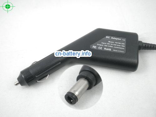 Laptop Car Aapter replace for TOSHIBA ADP-75SB BB, 19V 3.95A 75W