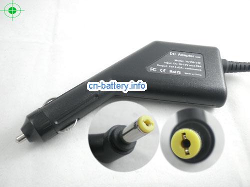 Laptop Car Aapter replace for ACER AP.06503.003, 19V 3.42A 65W