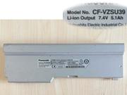 原厂 Panasonic Cf-vzsu39 笔记本电池  Cf-t5n Cf-t4 Cf-t5, 7.4v 5.01ah笔记本电脑电池